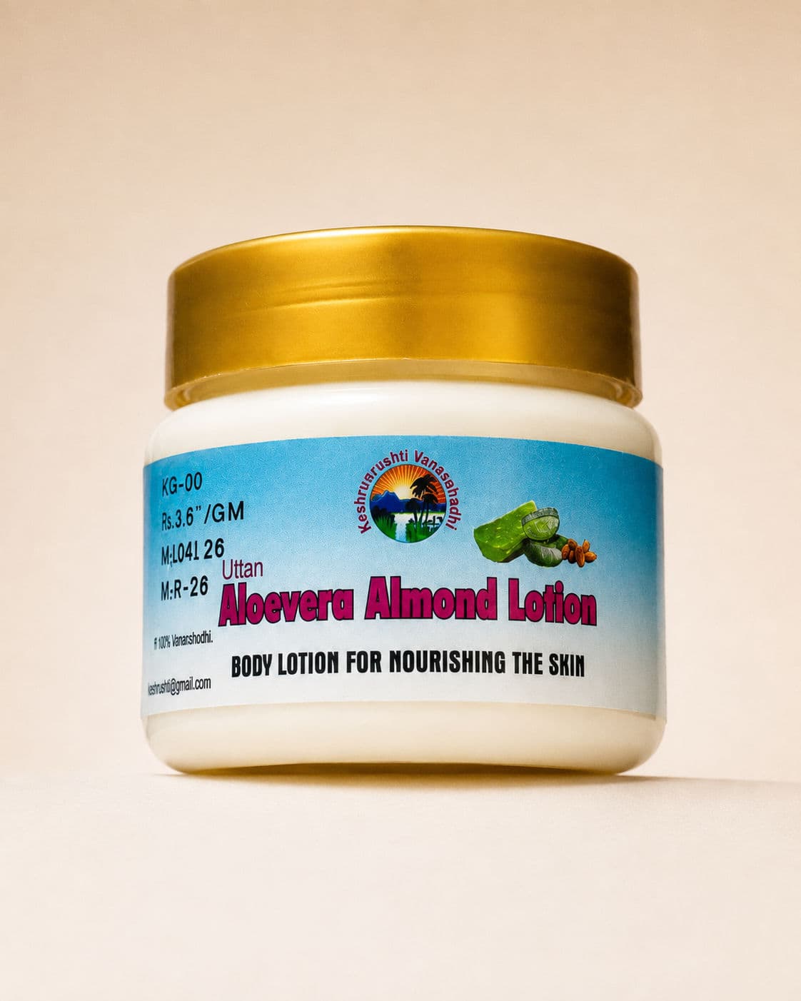 Uttan Aloevera Almond Lotion
