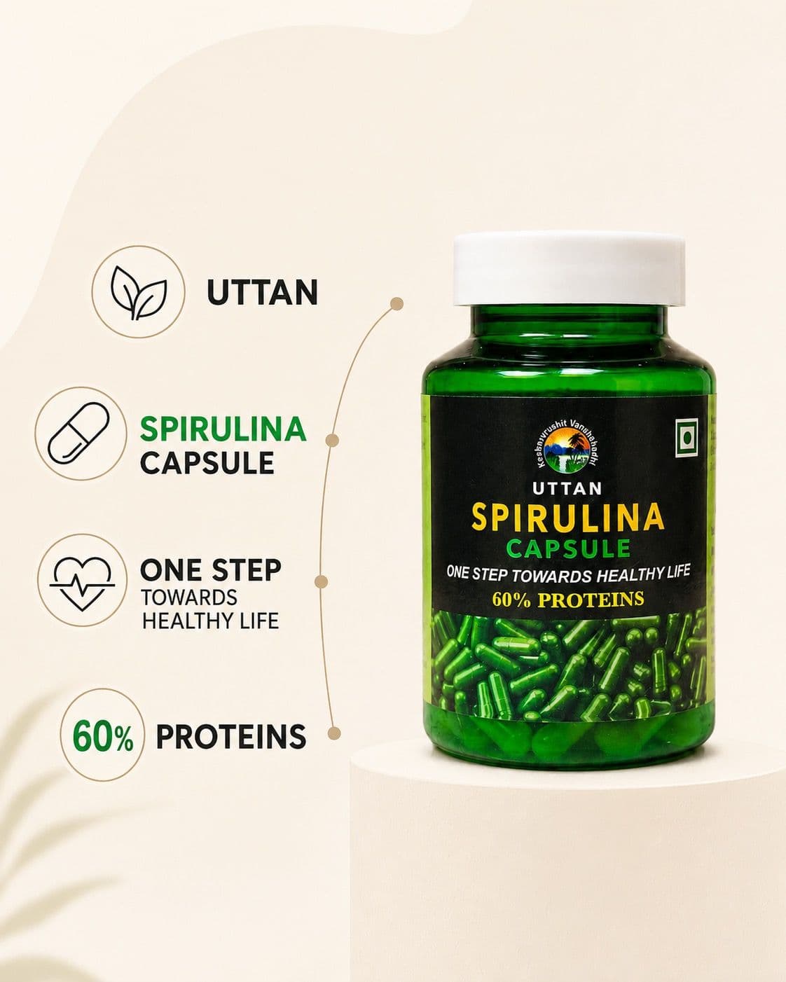 Uttan Spirulina Capsules